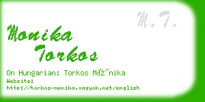 monika torkos business card